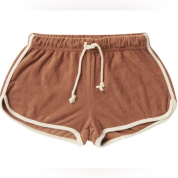 Rylee + Cru women’s terry terracotta track short - Picture 2 of 5